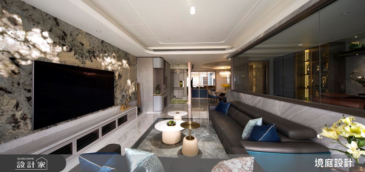 80坪毛胚屋＿混搭風客廳案例圖片＿境庭室內裝修工程有限公司＿境庭_46之12