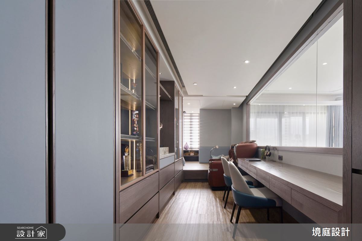 80坪毛胚屋＿混搭風書房工作區案例圖片＿境庭室內裝修工程有限公司＿境庭_46之23