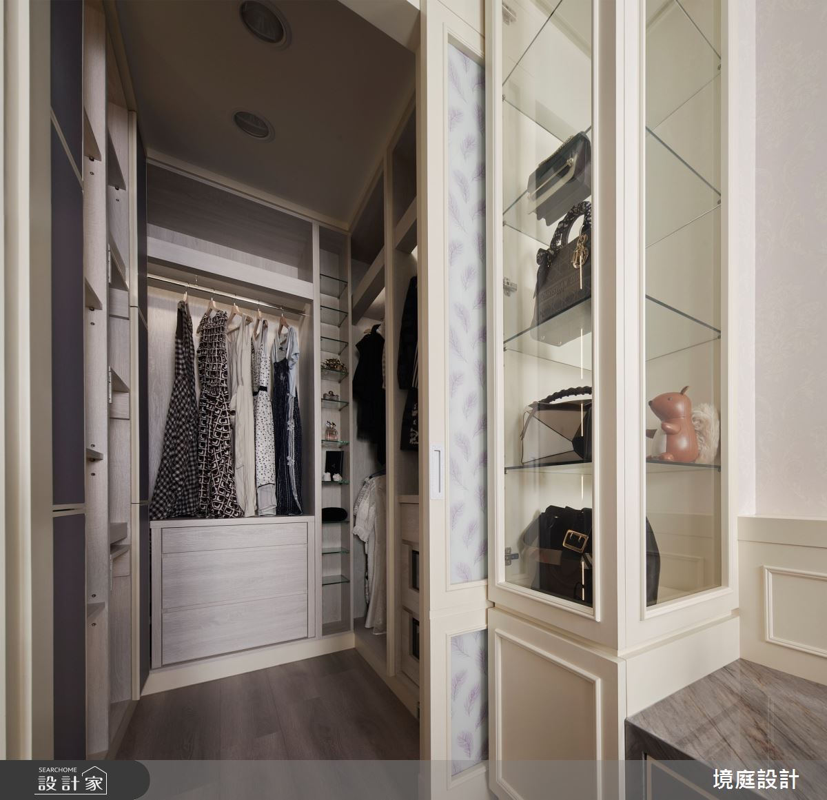 80坪毛胚屋＿混搭風更衣間案例圖片＿境庭室內裝修工程有限公司＿境庭_46之32