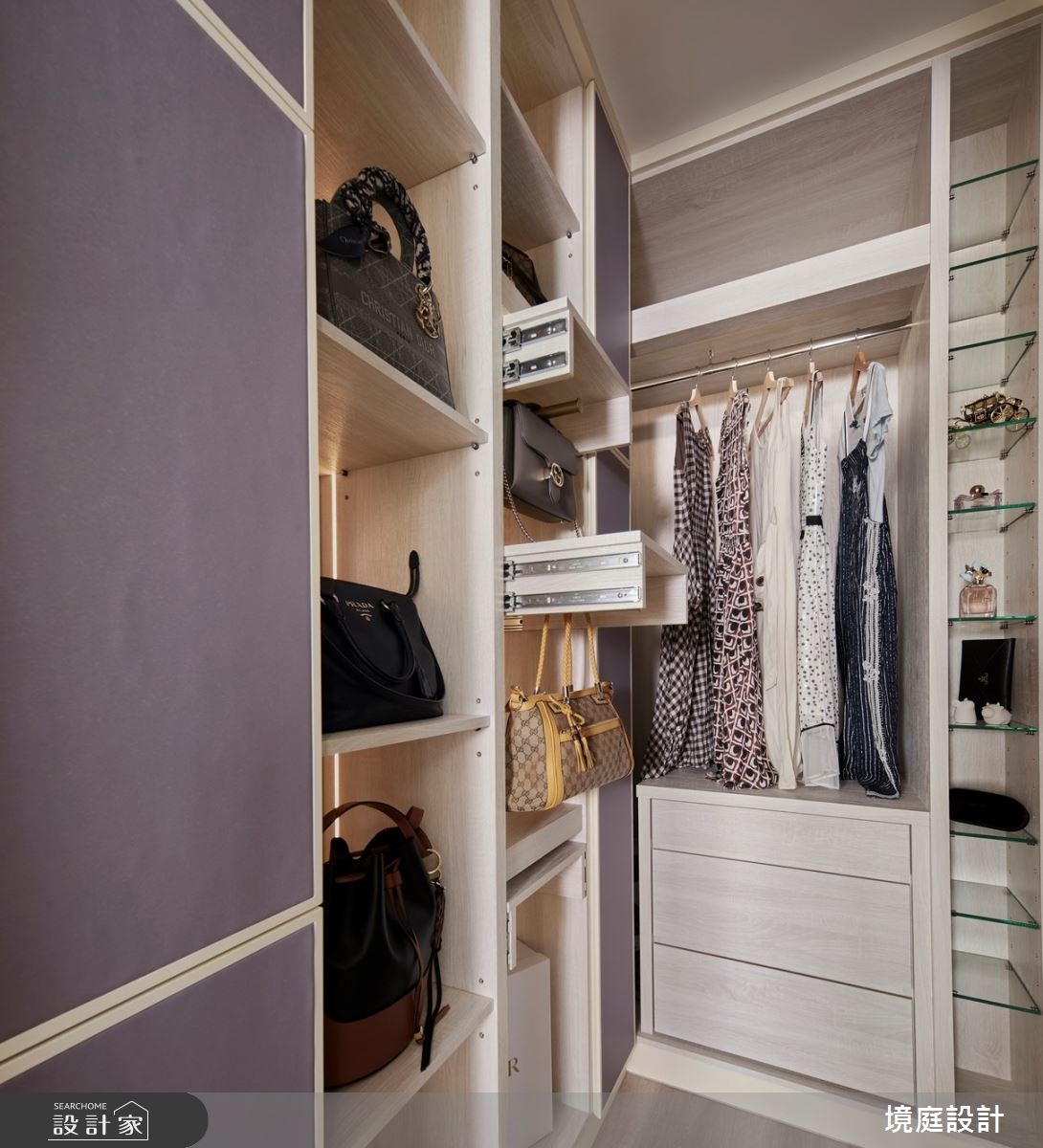 80坪毛胚屋＿混搭風更衣間案例圖片＿境庭室內裝修工程有限公司＿境庭_46之33