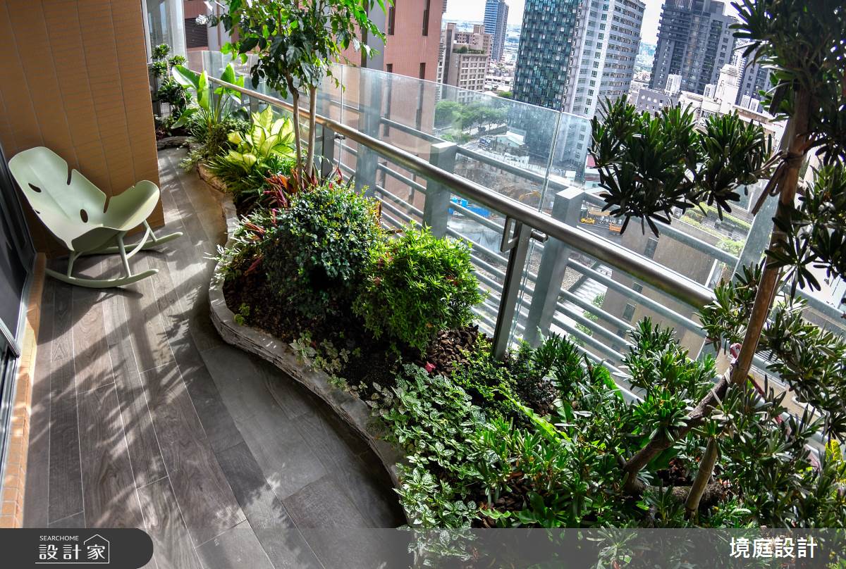 80坪毛胚屋＿混搭風陽台案例圖片＿境庭室內裝修工程有限公司＿境庭_46之55