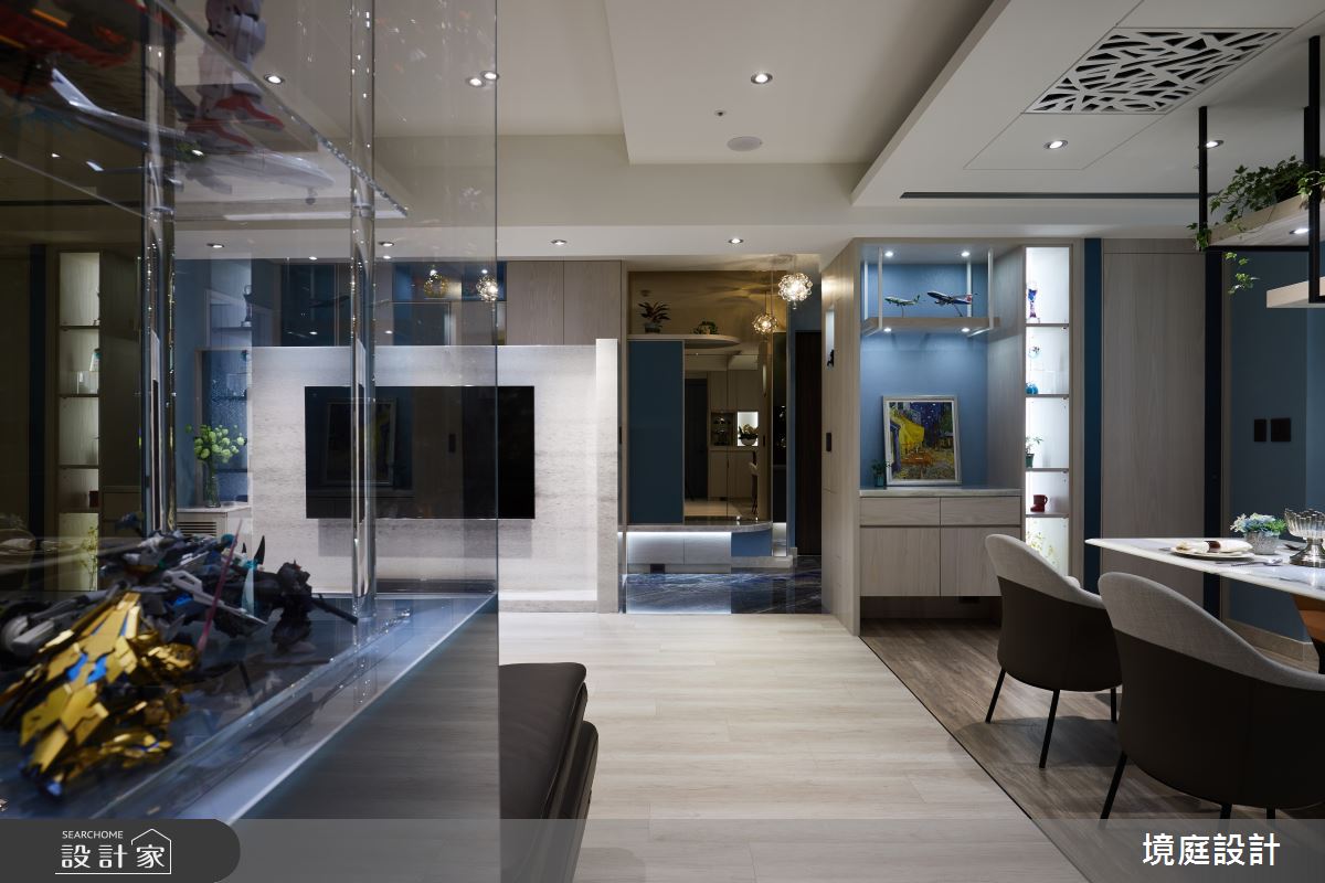 30坪毛胚屋＿混搭風客廳餐廳案例圖片＿境庭室內裝修工程有限公司＿境庭_48之4