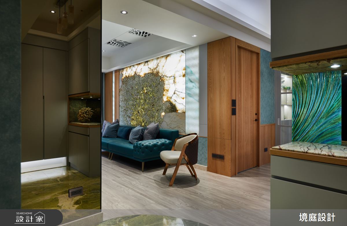 30坪毛胚屋＿鄉村風玄關客廳案例圖片＿境庭室內裝修工程有限公司＿境庭_49之4