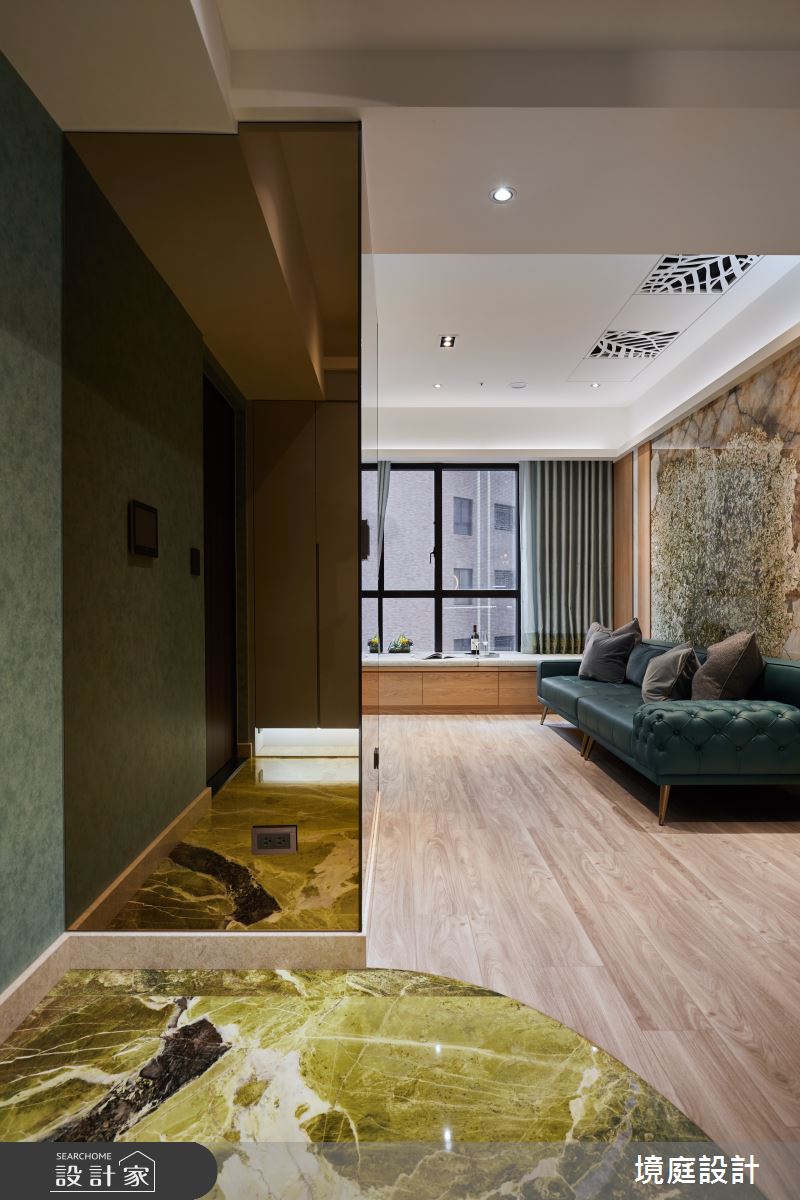 30坪毛胚屋＿鄉村風玄關客廳案例圖片＿境庭室內裝修工程有限公司＿境庭_49之3