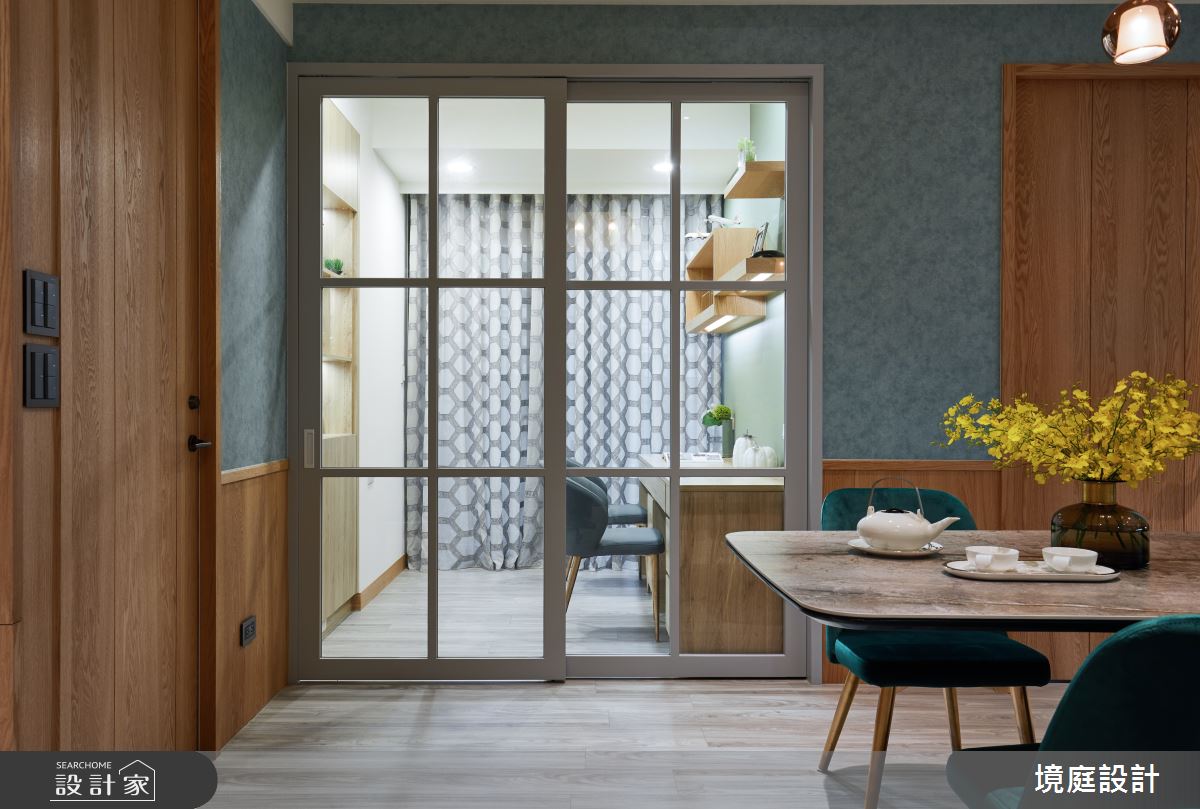 30坪毛胚屋＿鄉村風餐廳書房案例圖片＿境庭室內裝修工程有限公司＿境庭_49之25