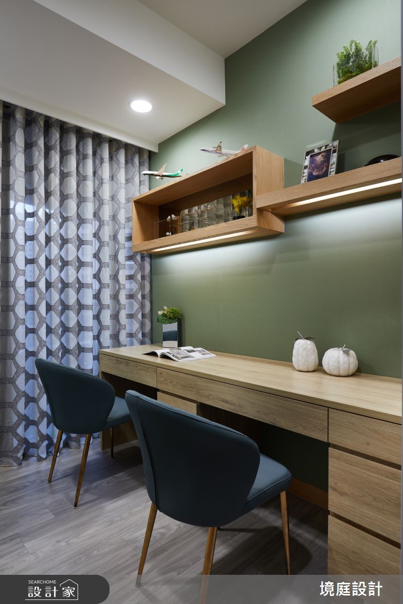 30坪毛胚屋＿鄉村風書房案例圖片＿境庭室內裝修工程有限公司＿境庭_49之27