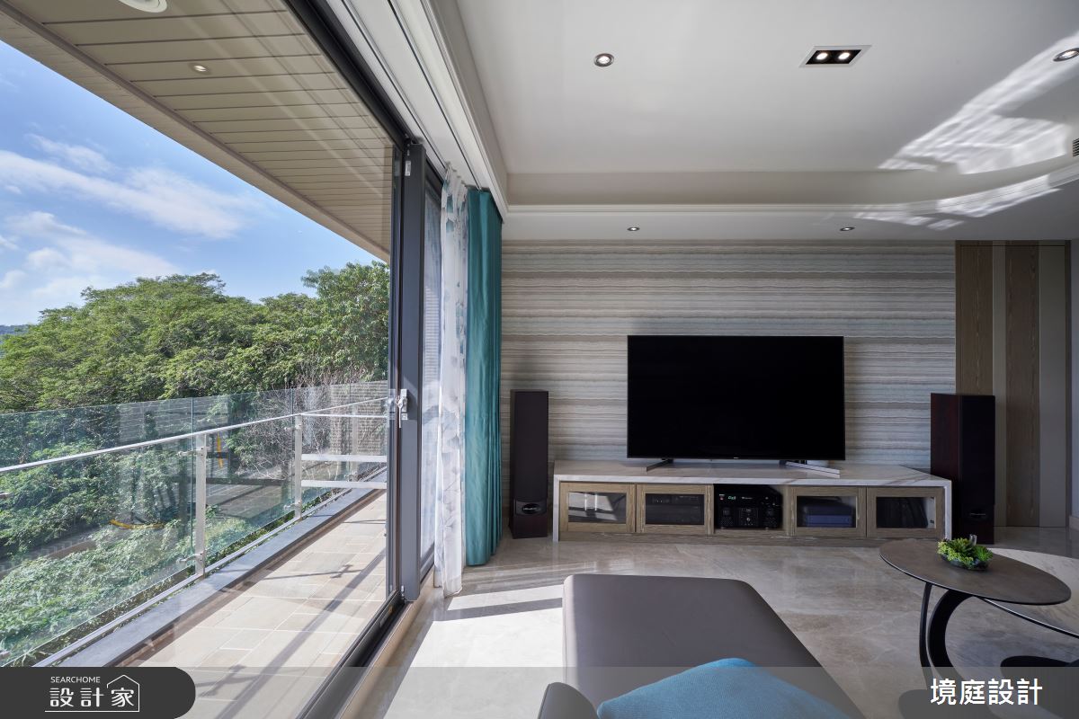 110坪老屋(16~30年)＿混搭風客廳陽台案例圖片＿境庭室內裝修工程有限公司＿境庭_50之14
