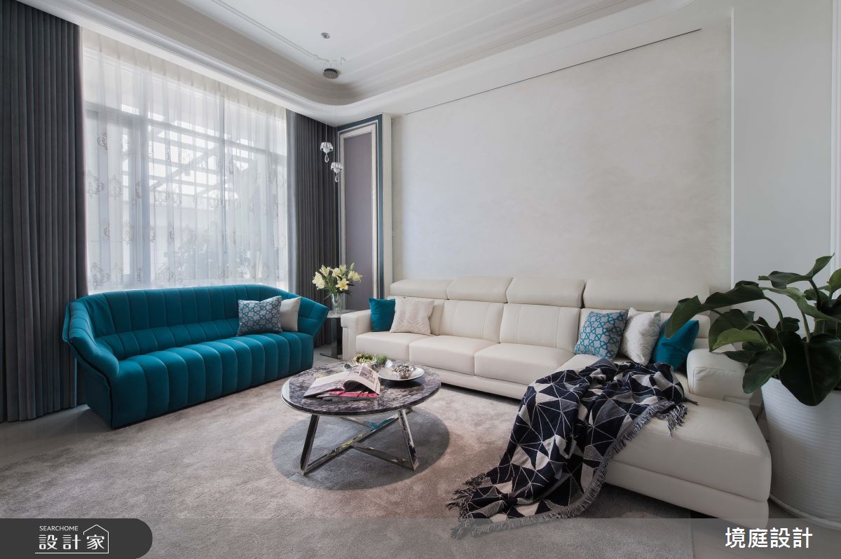 150坪老屋(16~30年)＿新古典客廳案例圖片＿境庭室內裝修工程有限公司＿境庭_51之8