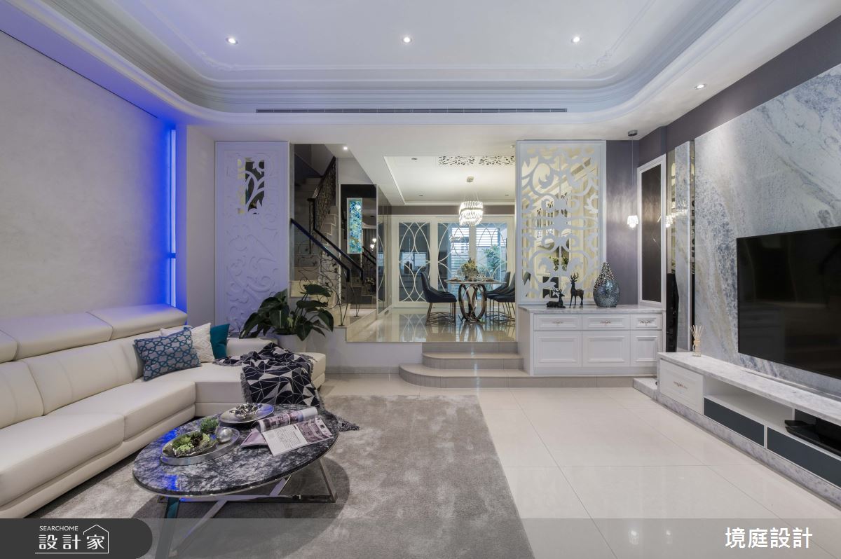 150坪老屋(16~30年)＿新古典客廳餐廳案例圖片＿境庭室內裝修工程有限公司＿境庭_51之11