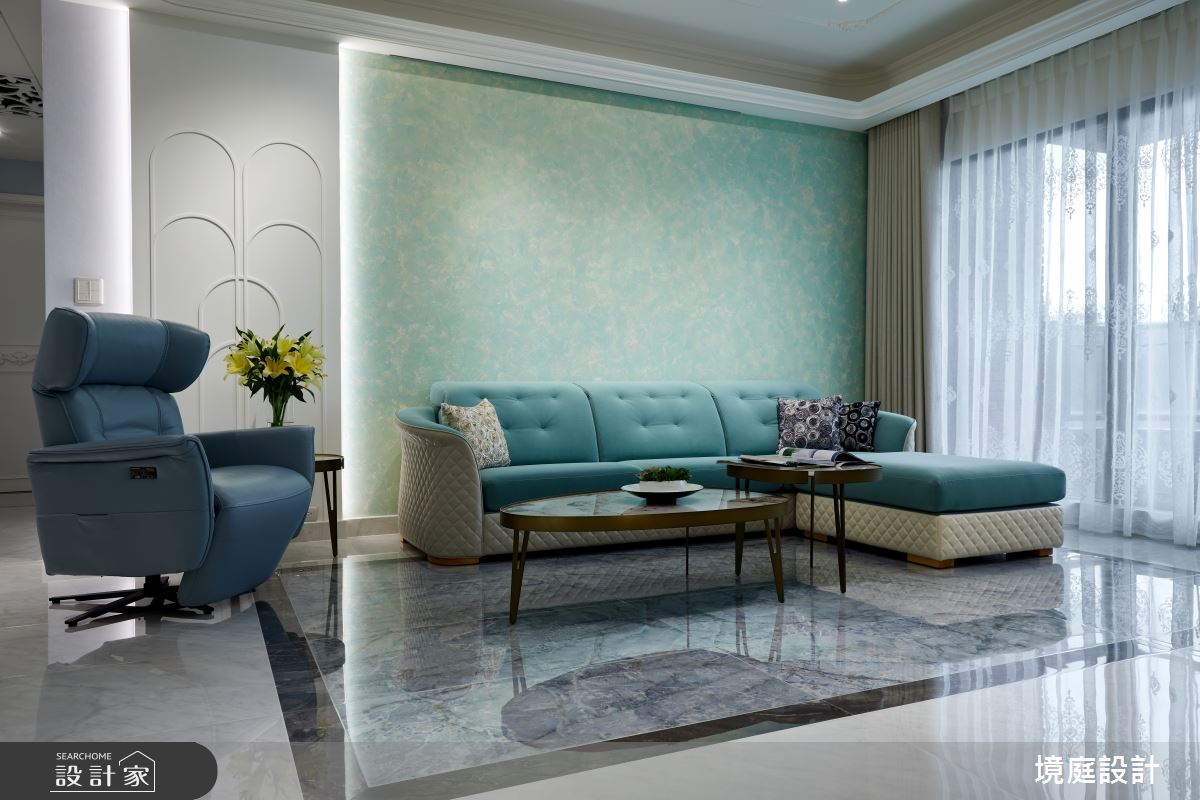 55坪新成屋(5年以下)＿美式風客廳案例圖片＿境庭室內裝修工程有限公司＿境庭_52之10