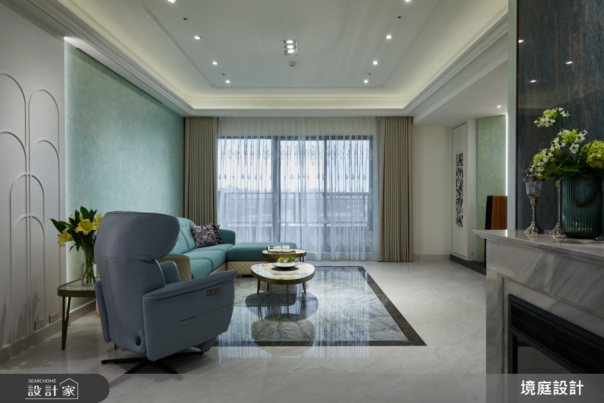55坪新成屋(5年以下)＿美式風客廳案例圖片＿境庭室內裝修工程有限公司＿境庭_52之9