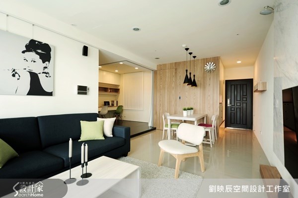 30坪新成屋(5年以下)＿北歐風客廳餐廳書房案例圖片＿大秝空間設計/建築規劃＿劉映辰_04之5