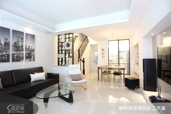 51坪新成屋(5年以下)＿現代風客廳餐廳樓梯案例圖片＿大秝空間設計/建築規劃＿劉映辰_06之1