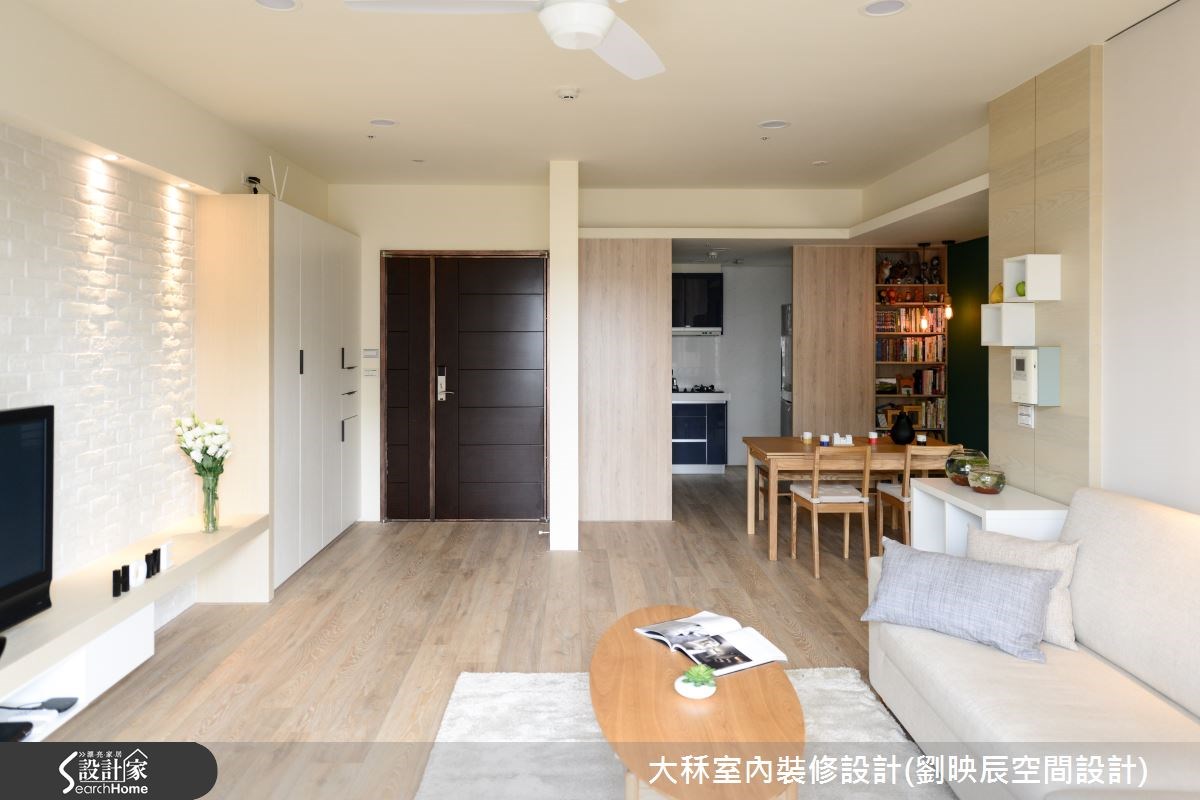 40坪中古屋(5~15年)＿北歐風客廳案例圖片＿大秝空間設計/建築規劃＿劉映辰_12之5