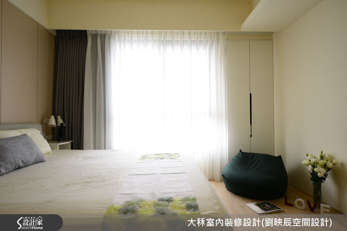 40坪中古屋(5~15年)＿北歐風臥室案例圖片＿大秝空間設計/建築規劃＿劉映辰_12之8