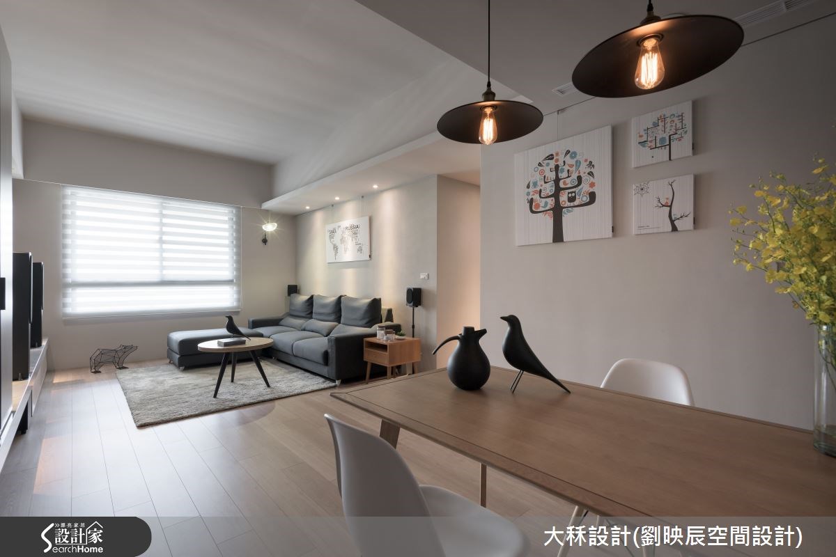 40坪新成屋(5年以下)＿現代風客廳餐廳案例圖片＿大秝空間設計/建築規劃＿劉映辰_13之3