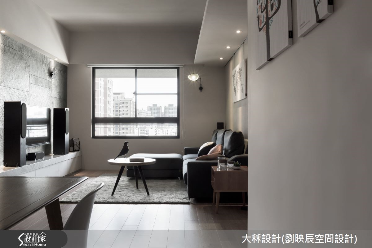 40坪新成屋(5年以下)＿現代風客廳案例圖片＿大秝空間設計/建築規劃＿劉映辰_13之17