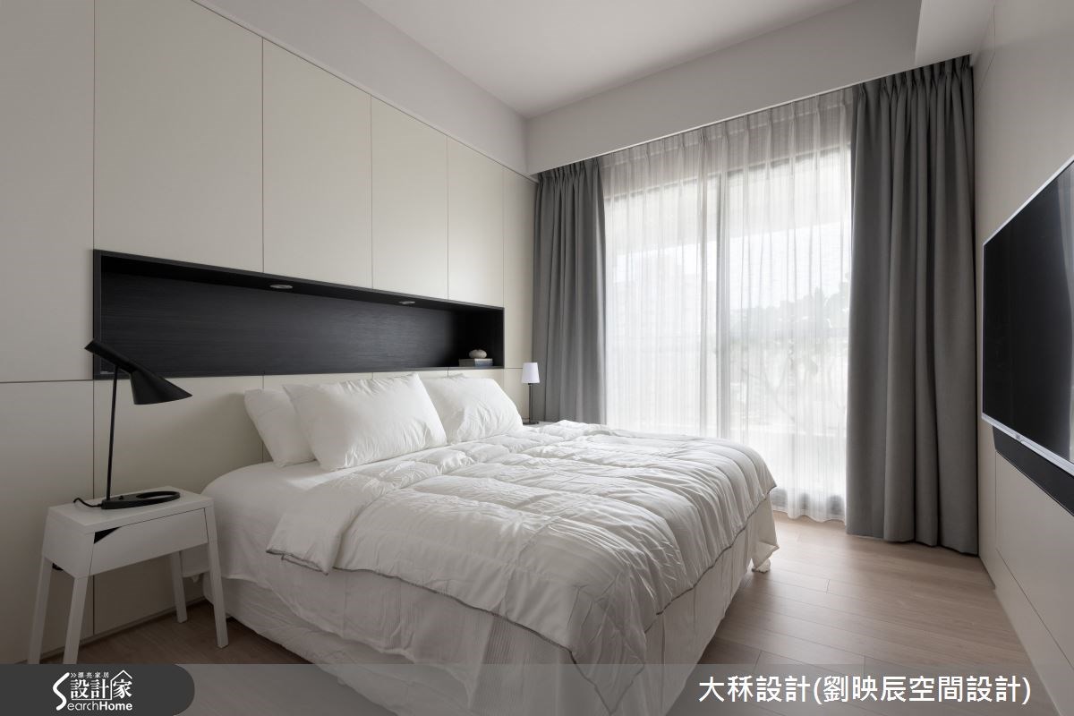 40坪新成屋(5年以下)＿現代風臥室案例圖片＿大秝空間設計/建築規劃＿劉映辰_13之19