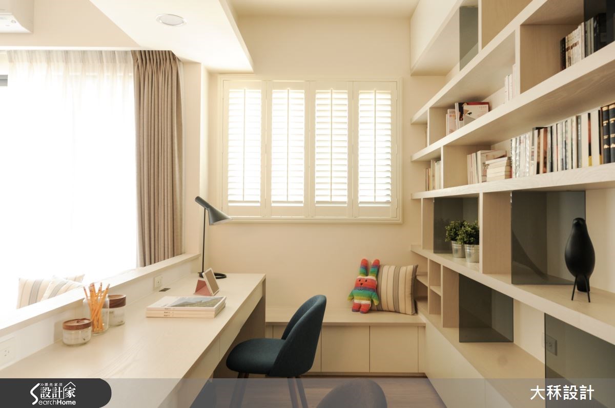 30坪新成屋(5年以下)＿北歐風書房案例圖片＿大秝空間設計/建築規劃＿大秝_15之9