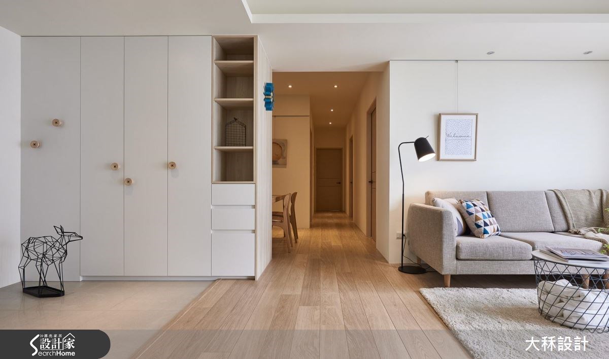 35坪新成屋(5年以下)＿北歐風玄關客廳走廊案例圖片＿大秝空間設計/建築規劃＿大秝_21之4