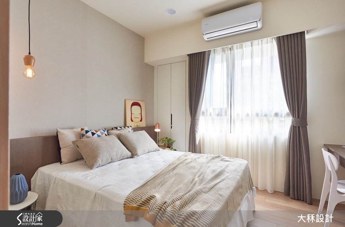 35坪新成屋(5年以下)＿北歐風臥室案例圖片＿大秝空間設計/建築規劃＿大秝_21之10