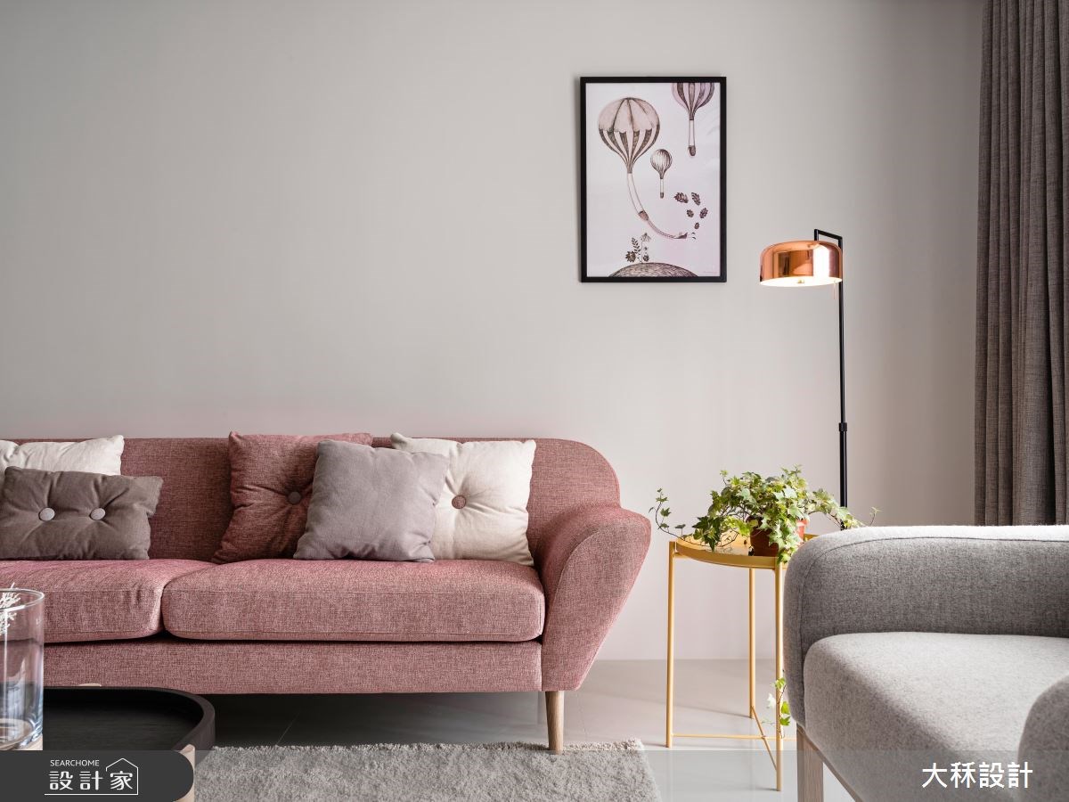 32坪新成屋(5年以下)＿北歐風客廳案例圖片＿大秝空間設計/建築規劃＿大秝_22之1