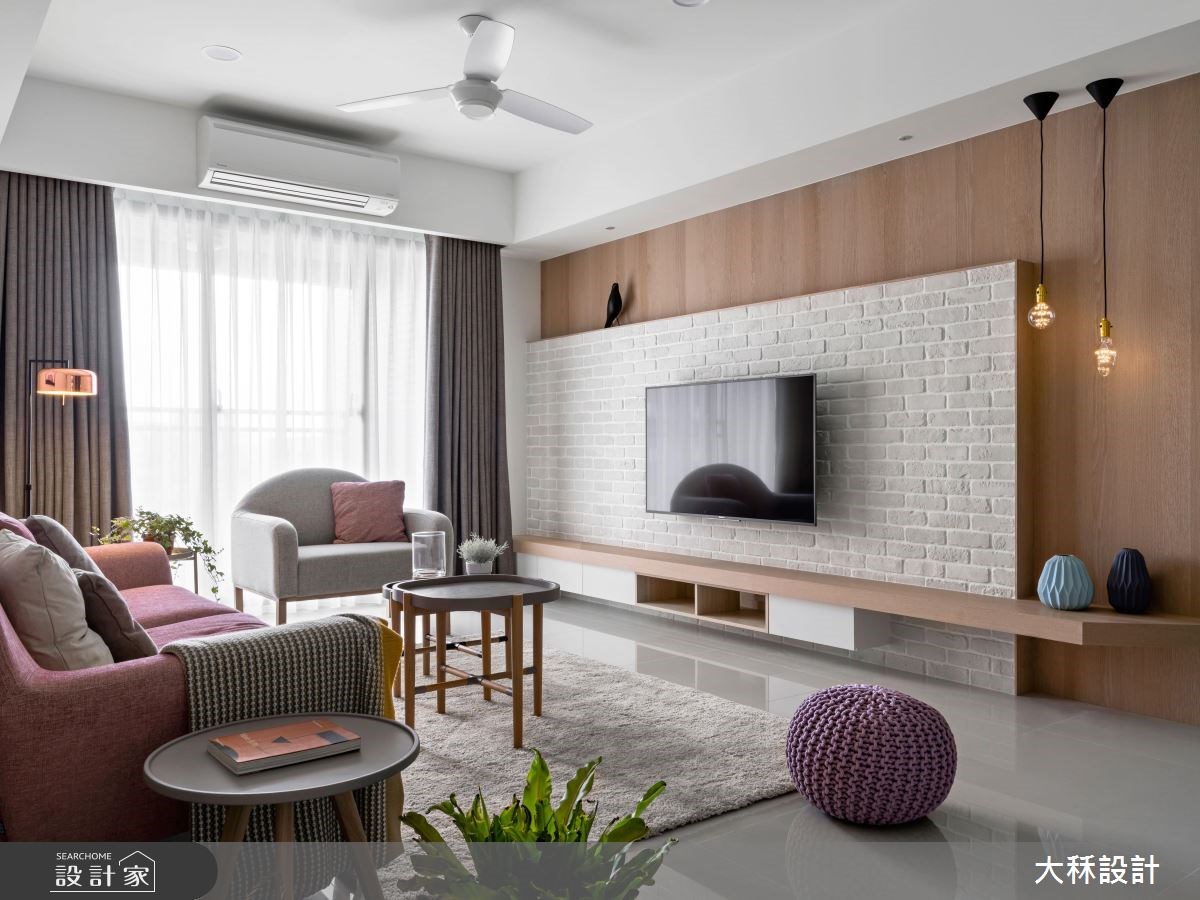 32坪新成屋(5年以下)＿北歐風客廳案例圖片＿大秝空間設計/建築規劃＿大秝_22之3