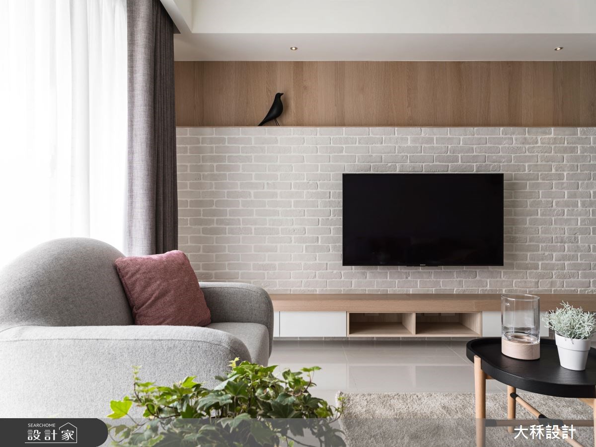 32坪新成屋(5年以下)＿北歐風客廳案例圖片＿大秝空間設計/建築規劃＿大秝_22之4
