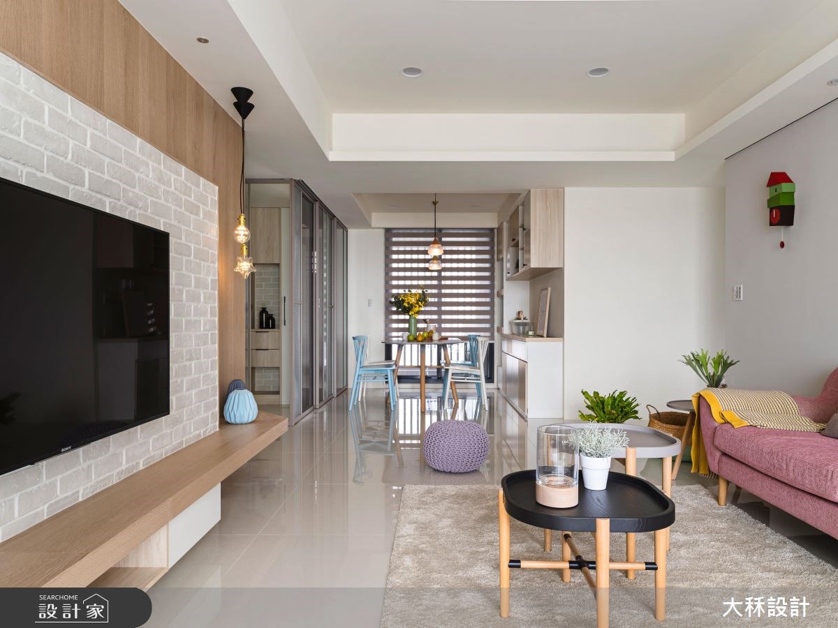 32坪新成屋(5年以下)＿北歐風客廳餐廳案例圖片＿大秝空間設計/建築規劃＿大秝_22之6