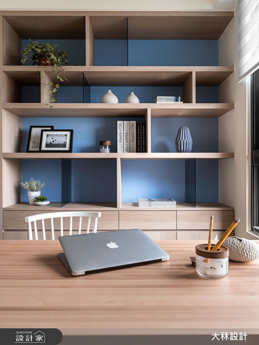 32坪新成屋(5年以下)＿北歐風書房案例圖片＿大秝空間設計/建築規劃＿大秝_22之11