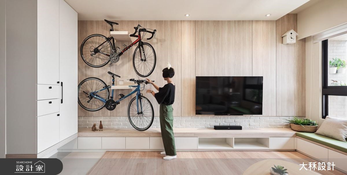 25坪新成屋(5年以下)＿北歐風玄關客廳臥榻案例圖片＿大秝空間設計/建築規劃＿大秝_25之3614