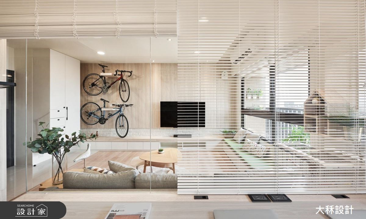 25坪新成屋(5年以下)＿北歐風玄關客廳臥榻案例圖片＿大秝空間設計/建築規劃＿大秝_25之3717
