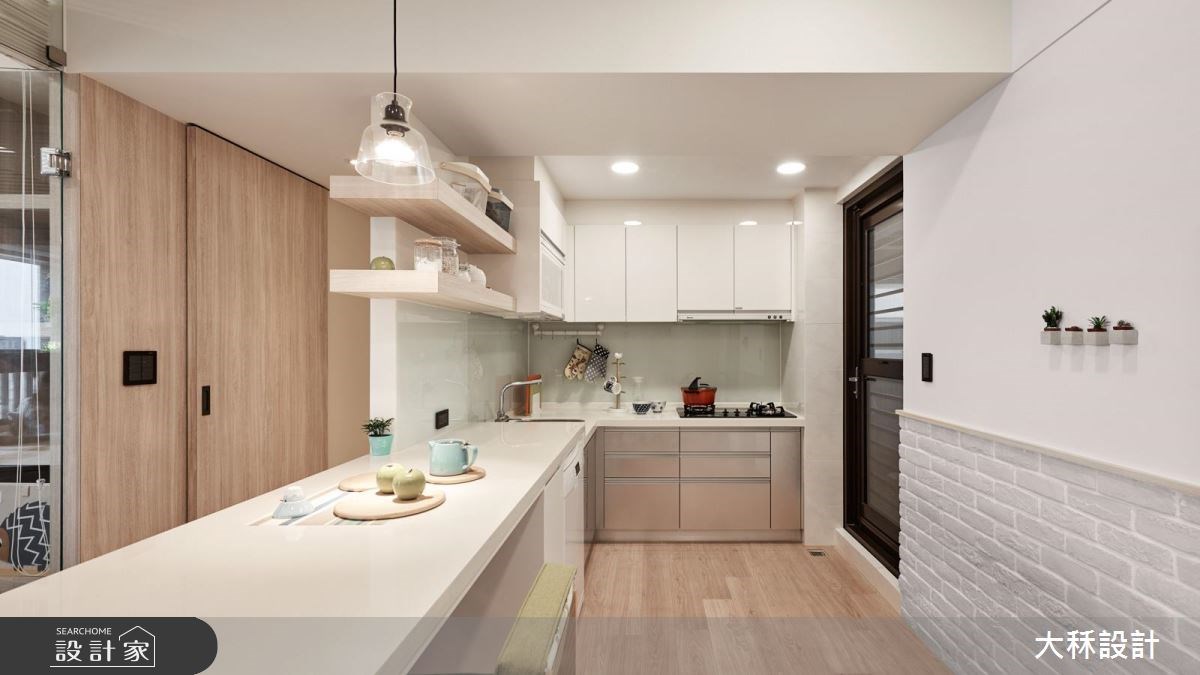 25坪新成屋(5年以下)＿北歐風餐廳廚房案例圖片＿大秝空間設計/建築規劃＿大秝_25之10