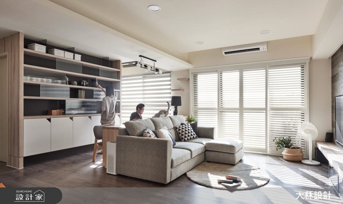 20坪新成屋(5年以下)＿休閒風客廳書房案例圖片＿大秝空間設計/建築規劃＿大秝_27之6