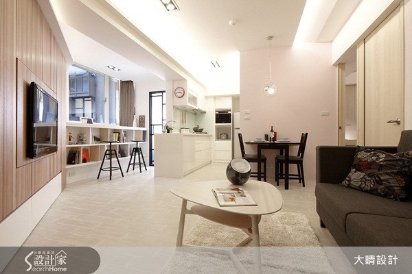 18坪中古屋(5~15年)＿簡約風客廳案例圖片＿大晴設計有限公司＿大晴_05之3