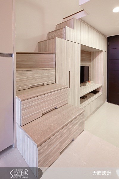 7坪新成屋(5年以下)＿現代風樓梯案例圖片＿大晴設計有限公司＿大晴_02之7