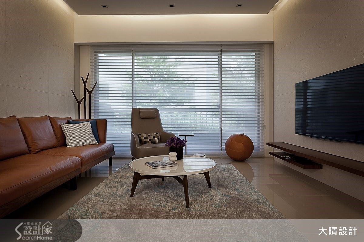 31坪新成屋(5年以下)＿簡約風客廳案例圖片＿大晴設計有限公司＿大晴_14之8