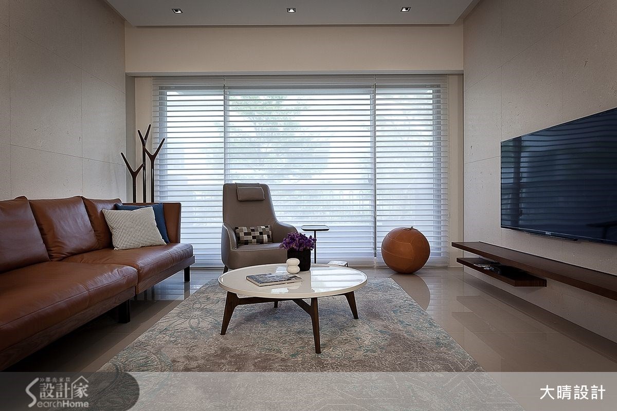 31坪新成屋(5年以下)＿簡約風客廳案例圖片＿大晴設計有限公司＿大晴_14之7