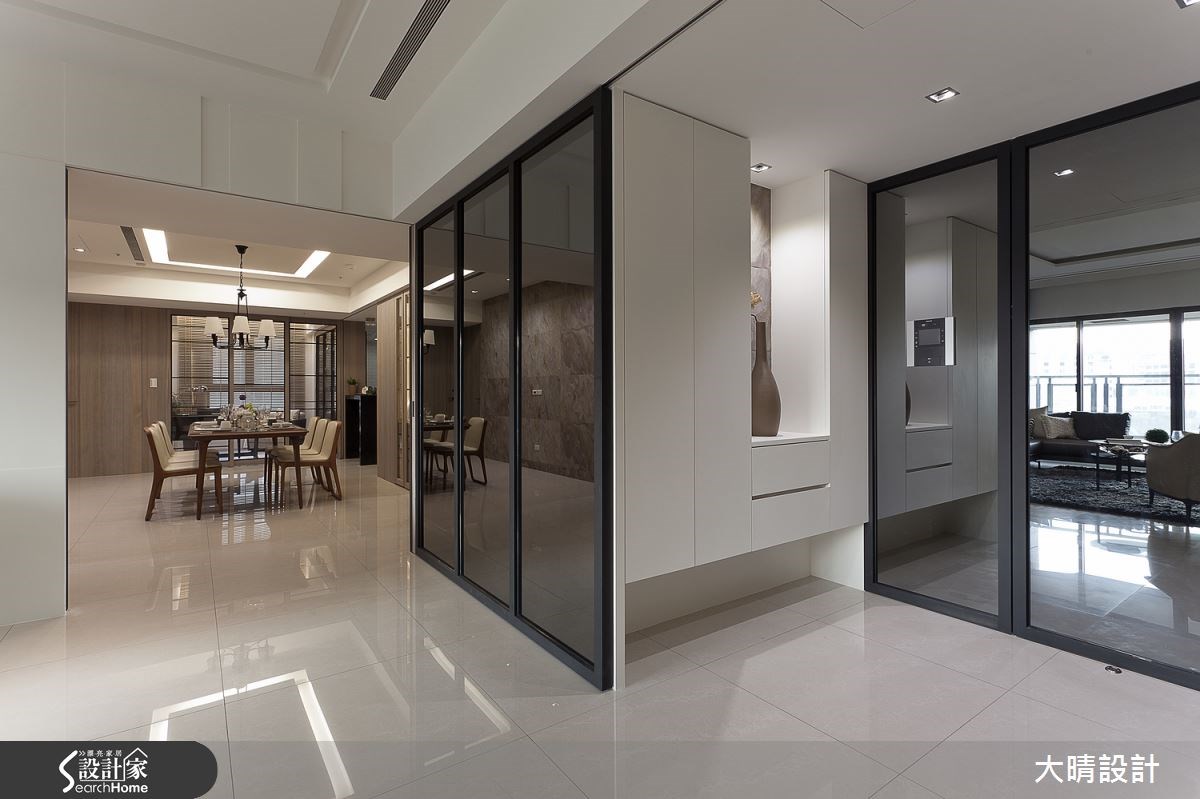 40坪新成屋(5年以下)＿混搭風玄關案例圖片＿大晴設計有限公司＿大晴_16之1