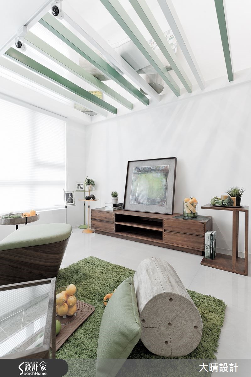18坪中古屋(5~15年)＿療癒風客廳案例圖片＿大晴設計有限公司＿大晴_19之9