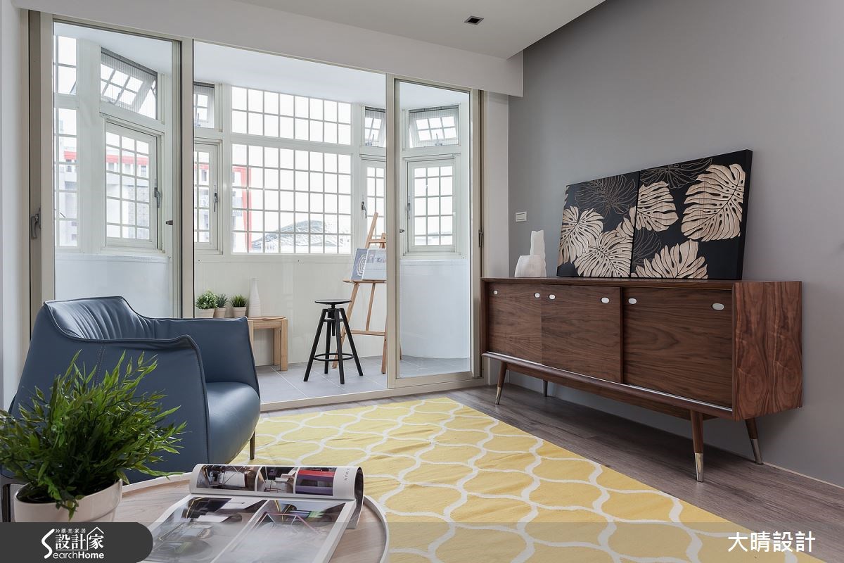 20坪老屋(16~30年)＿簡約風客廳案例圖片＿大晴設計有限公司＿大晴_20之7