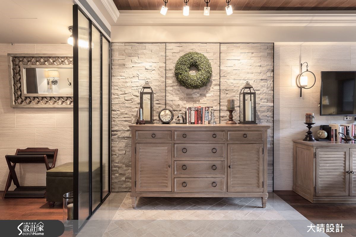 27坪新成屋(5年以下)＿美式風玄關案例圖片＿大晴設計有限公司＿大晴_21之3