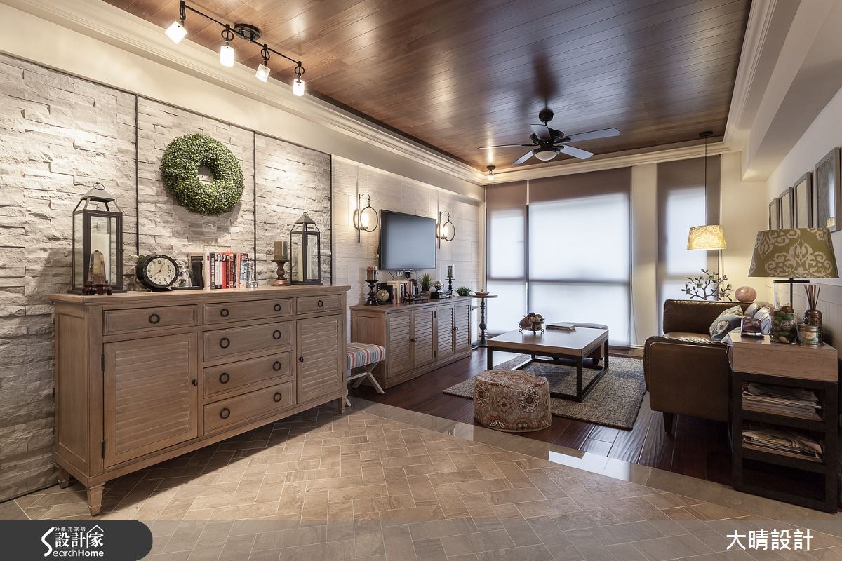 27坪新成屋(5年以下)＿美式風客廳案例圖片＿大晴設計有限公司＿大晴_21之5