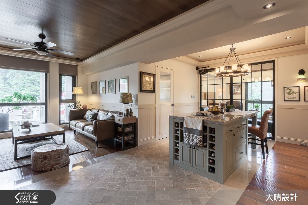 27坪新成屋(5年以下)＿美式風客廳案例圖片＿大晴設計有限公司＿大晴_21之11