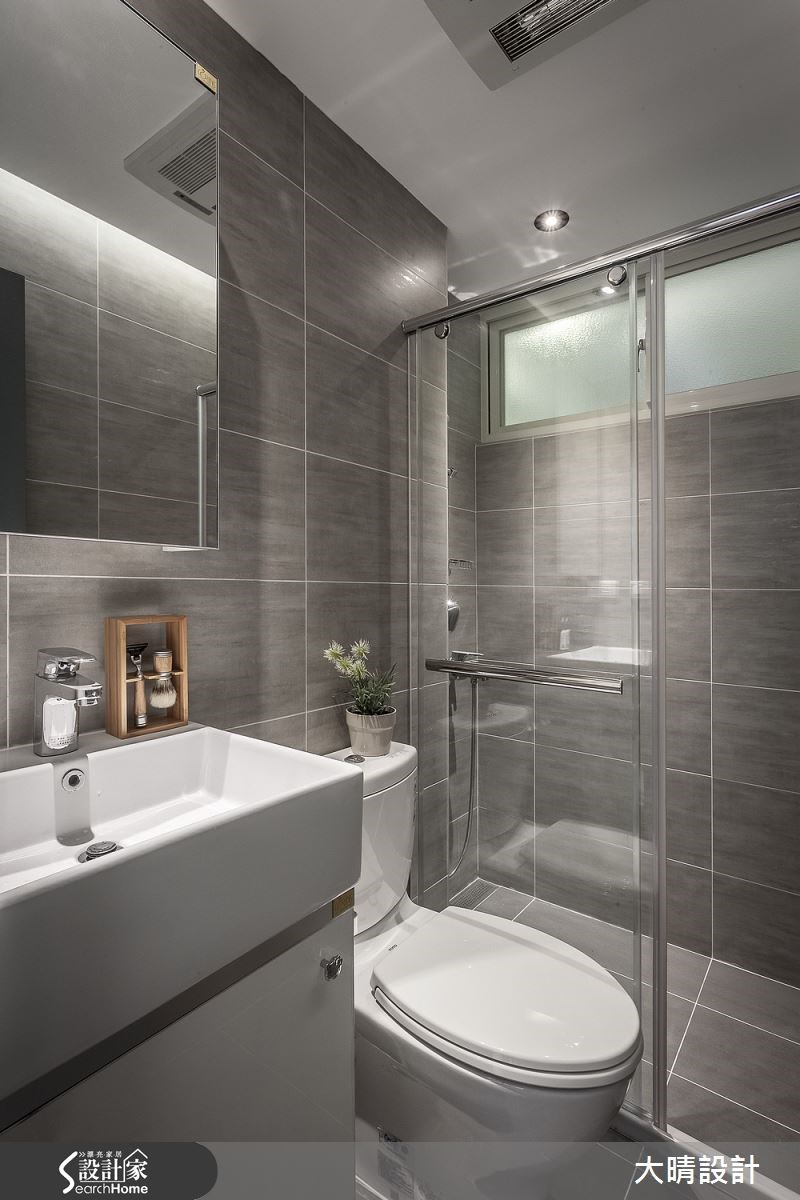 25坪老屋(16~30年)＿現代風浴室案例圖片＿大晴設計有限公司＿大晴_23之23