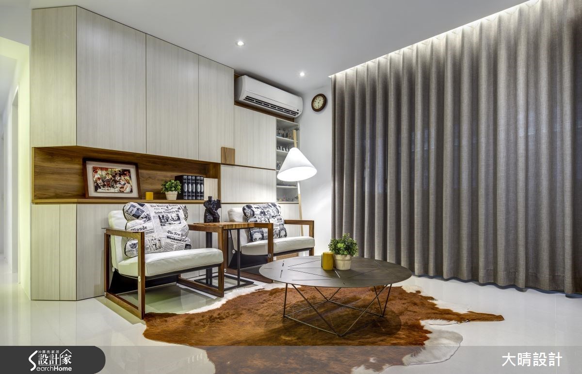 25坪中古屋(5~15年)＿現代風客廳案例圖片＿大晴設計有限公司＿大晴_25之2