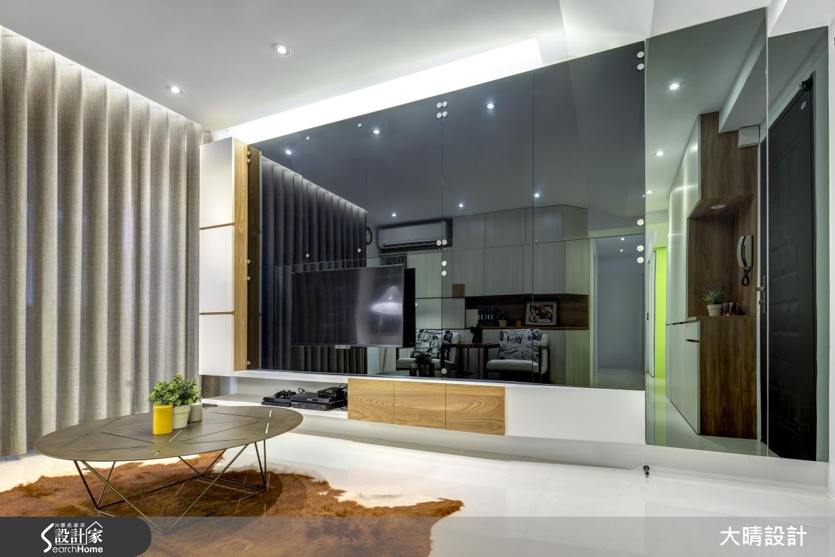 25坪中古屋(5~15年)＿現代風客廳案例圖片＿大晴設計有限公司＿大晴_25之6