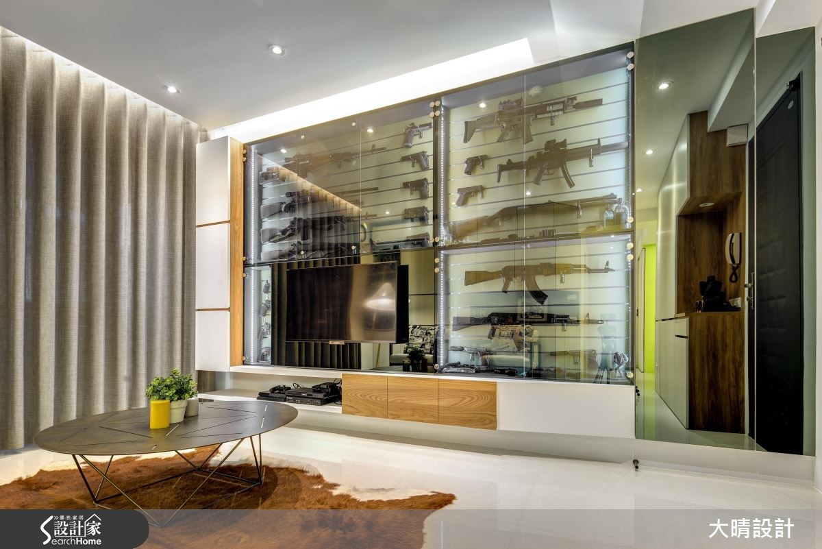 25坪中古屋(5~15年)＿現代風客廳案例圖片＿大晴設計有限公司＿大晴_25之8
