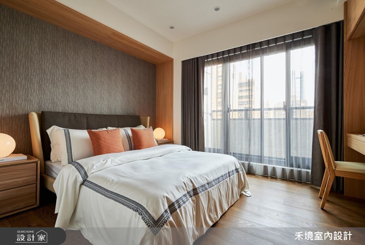 40坪新成屋(5年以下)＿人文禪風臥室案例圖片＿禾境室內設計＿禾境_11之6