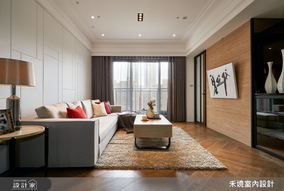 40坪新成屋(5年以下)＿人文禪風客廳案例圖片＿禾境室內設計＿禾境_11之2